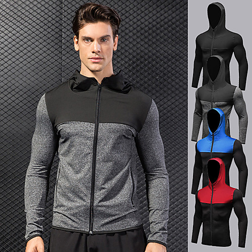YUERLIAN Men's Long Sleeve Running Track Jacket Full Zip Patchwork Outerwear Jacket Top Athletic Athleisure Winter Spandex Thermal Warm Quick Dry Breathable Fitness Gym Workout Performance Running
YUERLIAN Men's Long Sleeve Running Track Jacket Full Zip Patchwork Outerwear Jacket Top Athletic Athleisure Winter Spandex Thermal Warm Quick Dry Breathable Fitness Gym Workout Performance Running