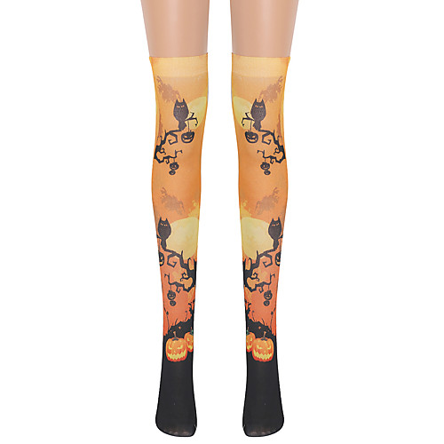 Witch Socks / Long Stockings Adults' Women's Cosplay Halloween Halloween Festival / Holiday Nylon Fiber Orange Women's Easy Carnival Costumes
Witch Socks / Long Stockings Adults' Women's Cosplay Halloween Halloween Festival / Holiday Nylon Fiber Orange Women's Easy Carnival Costumes