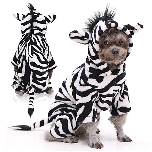 Dog Cat Costume Zebra Cosplay Winter Dog Clothes Puppy Clothes Dog Outfits Black / White Costume for Girl and Boy Dog Flannel Fabric XS S M L XL XXL
Dog Cat Costume Zebra Cosplay Winter Dog Clothes Puppy Clothes Dog Outfits Black / White Costume for Girl and Boy Dog Flannel Fabric XS S M L XL XXL