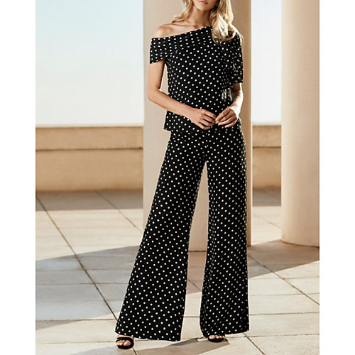 Jumpsuits Mother of the Bride Dress Elegant Off Shoulder Floor Length Chiffon Short Sleeve with Color Block 2021
Jumpsuits Mother of the Bride Dress Elegant Off Shoulder Floor Length Chiffon Short Sleeve with Color Block 2021