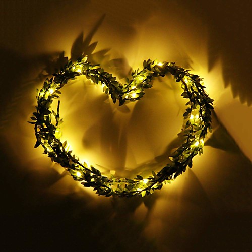5M 50LEDs Green Leaves Garland LED String Lights 2pcs 1pc Battery Operated Fairy Lights for Wedding Christmas Banquet Garden Holiday Indoor Decoration
5M 50LEDs Green Leaves Garland LED String Lights 2pcs 1pc Battery Operated Fairy Lights for Wedding Christmas Banquet Garden Holiday Indoor Decoration