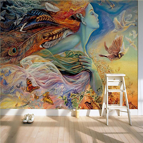 Mural Wallpaper Wall Sticker Covering Print Peel and Stick Removable Woman Bird Butterfly Canvas Home Décor
Mural Wallpaper Wall Sticker Covering Print Peel and Stick Removable Woman Bird Butterfly Canvas Home Décor