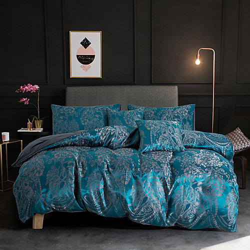 Duvet Cover Sets 3 Piece Polyester / Viscose Damask 1# Jacquard Contemporary / 3pcs (1 Duvet Cover, 2 Shams)
Duvet Cover Sets 3 Piece Polyester / Viscose Damask 1# Jacquard Contemporary / 3pcs (1 Duvet Cover, 2 Shams)