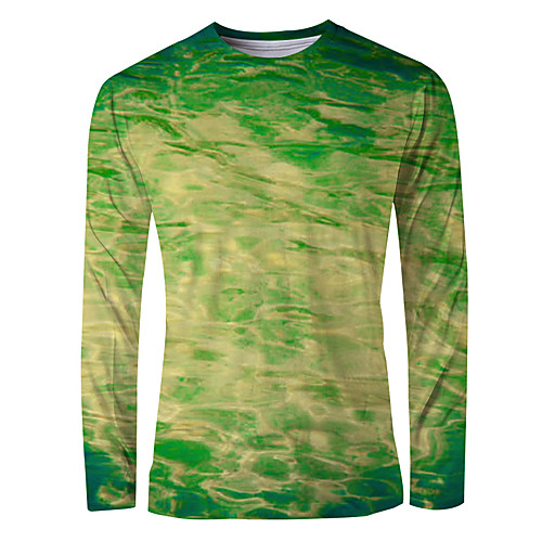 Men's T shirt Shirt 3D Print Graphic Long Sleeve Daily Tops Basic Elegant Round Neck Green
Men's T shirt Shirt 3D Print Graphic Long Sleeve Daily Tops Basic Elegant Round Neck Green
