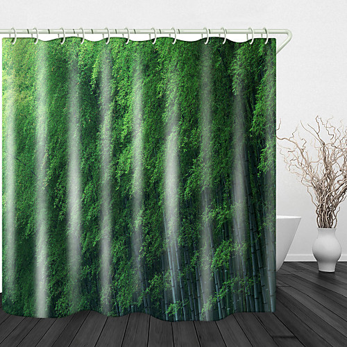Green Bamboo Forest Shower Curtains & Hooks Modern Polyester New Design 72 Inch
Green Bamboo Forest Shower Curtains & Hooks Modern Polyester New Design 72 Inch