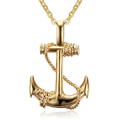 Women's Men's Pendant Necklace Classic Anchor Fashion Alloy Silver Gold Black 505 cm Necklace Jewelry 1pc For Anniversary Street Festival
Women's Men's Pendant Necklace Classic Anchor Fashion Alloy Silver Gold Black 505 cm Necklace Jewelry 1pc For Anniversary Street Festival