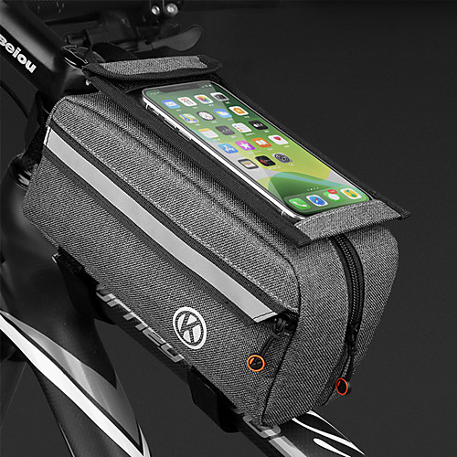 Cell Phone Bag Bike Frame Bag Top Tube 6.4 inch Cycling for All Phones Dark Gray Bike / Cycling
Cell Phone Bag Bike Frame Bag Top Tube 6.4 inch Cycling for All Phones Dark Gray Bike / Cycling