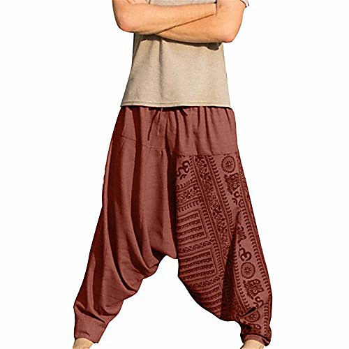 mens pants,men's harem pants long casual national print loose hip hop trousers plus size pants orange
mens pants,men's harem pants long casual national print loose hip hop trousers plus size pants orange