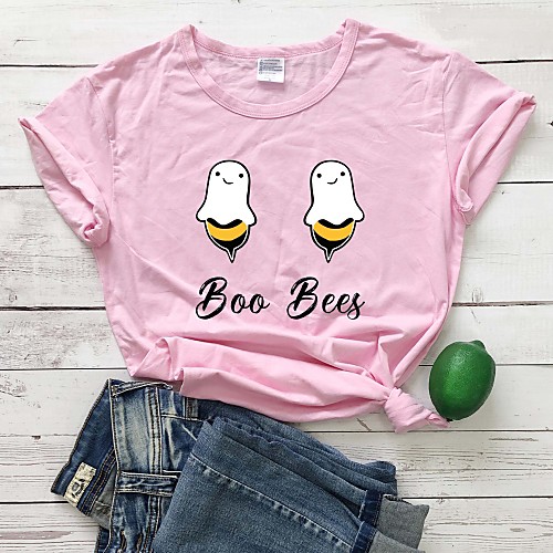 Women's T shirt Graphic Text Graphic Prints Print Round Neck Basic Tops 100% Cotton Dark Yellow White Yellow
Women's T shirt Graphic Text Graphic Prints Print Round Neck Basic Tops 100% Cotton Dark Yellow White Yellow