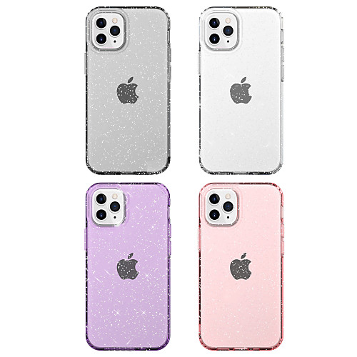 Phone Case For Apple Back Cover iPhone 12 Pro Max 11 Pro Max Shockproof Transparent Glitter Shine Transparent Solid Color Glitter Shine TPU
Phone Case For Apple Back Cover iPhone 12 Pro Max 11 Pro Max Shockproof Transparent Glitter Shine Transparent Solid Color Glitter Shine TPU