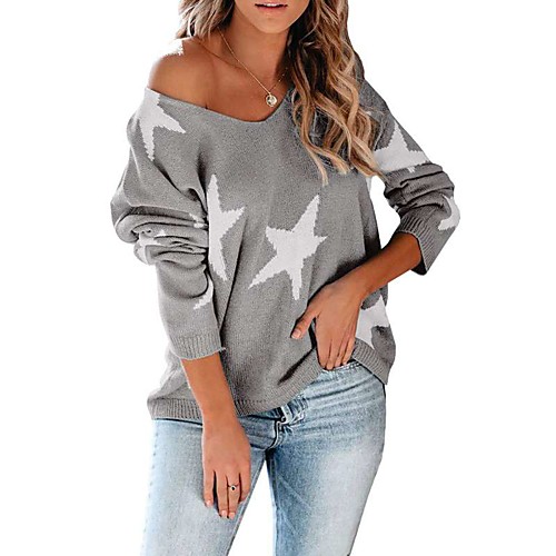 Women's Stylish Knitted Geometric Pullover Long Sleeve Sweater Cardigans V Neck Fall Winter Black Army Green Khaki
Women's Stylish Knitted Geometric Pullover Long Sleeve Sweater Cardigans V Neck Fall Winter Black Army Green Khaki
