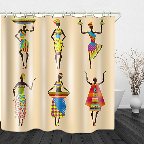 African Woman In Colored Clothes Shower Curtains & Hooks Modern Polyester New Design 72 Inch
African Woman In Colored Clothes Shower Curtains & Hooks Modern Polyester New Design 72 Inch