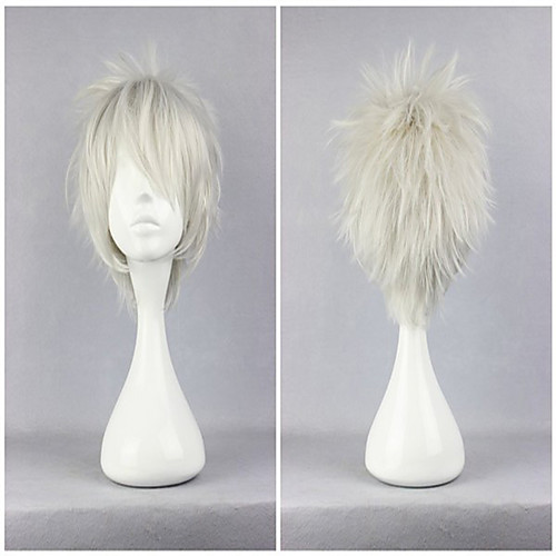 Katekyo Hitman Reborn! Byakuran Cosplay Wigs Men's Layered Haircut 12 inch Heat Resistant Fiber Curly Silver Teen Adults' Anime Wig
Katekyo Hitman Reborn! Byakuran Cosplay Wigs Men's Layered Haircut 12 inch Heat Resistant Fiber Curly Silver Teen Adults' Anime Wig