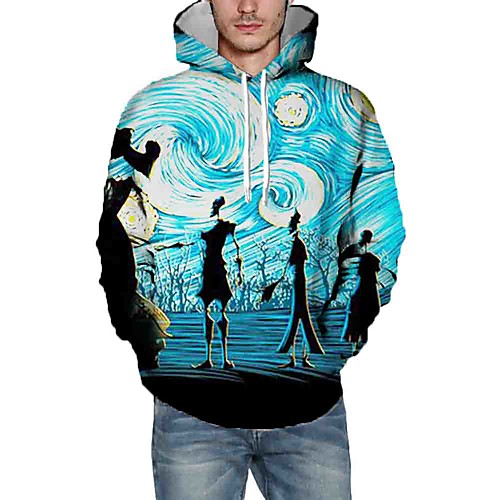 Men's Pullover Hoodie Sweatshirt Graphic Hooded Daily Going out 3D Print Basic Casual Hoodies Sweatshirts Blue
Men's Pullover Hoodie Sweatshirt Graphic Hooded Daily Going out 3D Print Basic Casual Hoodies Sweatshirts Blue
