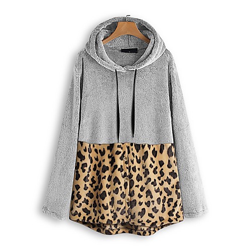 Women's Pullover Hoodie Sweatshirt Leopard Cheetah Print Basic Hoodies Sweatshirts Wine Army Green Gray
Women's Pullover Hoodie Sweatshirt Leopard Cheetah Print Basic Hoodies Sweatshirts Wine Army Green Gray