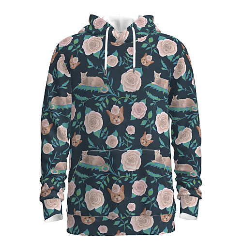 Men's Pullover Hoodie Sweatshirt Cat Graphic Hooded Daily Weekend 3D Print Basic Casual Hoodies Sweatshirts Long Sleeve Blue
Men's Pullover Hoodie Sweatshirt Cat Graphic Hooded Daily Weekend 3D Print Basic Casual Hoodies Sweatshirts Long Sleeve Blue