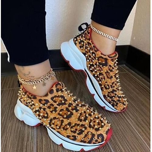 Women's Trainers Athletic Shoes Fantasy Shoes Flat Heel Round Toe Sporty Daily PU Rivet Leopard Leopard Red Black
Women's Trainers Athletic Shoes Fantasy Shoes Flat Heel Round Toe Sporty Daily PU Rivet Leopard Leopard Red Black