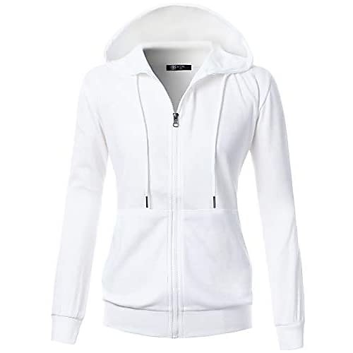 Men's Zip Up Hoodie Sweatshirt Plain Solid Color Hooded Basic Hoodies Sweatshirts Long Sleeve Blue Gray White
Men's Zip Up Hoodie Sweatshirt Plain Solid Color Hooded Basic Hoodies Sweatshirts Long Sleeve Blue Gray White