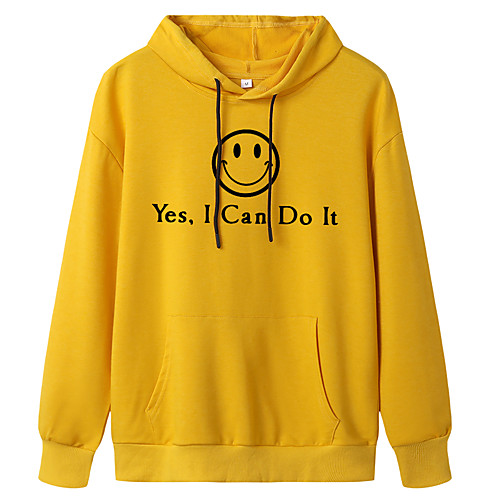 Women's Hoodie Pullover Slogan Daily Weekend Basic Casual Hoodies Sweatshirts Blue Yellow Blushing Pink
Women's Hoodie Pullover Slogan Daily Weekend Basic Casual Hoodies Sweatshirts Blue Yellow Blushing Pink
