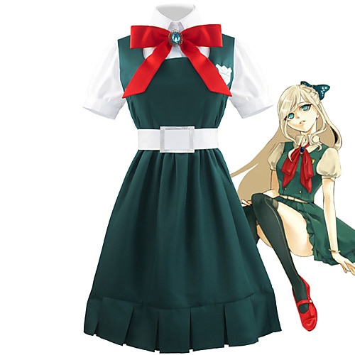 Inspired by Dangan Ronpa Anime Cosplay Costumes Japanese Cosplay Suits Blouse Dress Belt For Women's / Socks / Headwear / Bow Tie
Inspired by Dangan Ronpa Anime Cosplay Costumes Japanese Cosplay Suits Blouse Dress Belt For Women's / Socks / Headwear / Bow Tie