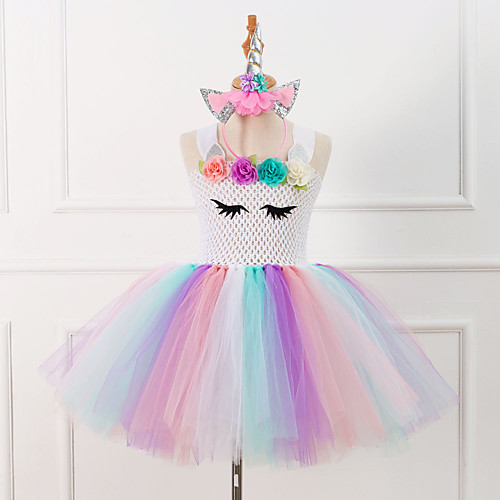 Unicorn Dress Costume Girls' Movie Cosplay Tutus Plaited Vacation Dress White Pink Green Dress Headwear Christmas Halloween Carnival Polyester / Cotton Polyester
Unicorn Dress Costume Girls' Movie Cosplay Tutus Plaited Vacation Dress White Pink Green Dress Headwear Christmas Halloween Carnival Polyester / Cotton Polyester