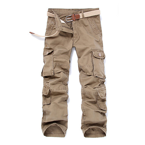 Men's Basic Outdoor Daily Tactical Cargo Pants Solid Colored Full Length Classic Black Army Green Khaki
Men's Basic Outdoor Daily Tactical Cargo Pants Solid Colored Full Length Classic Black Army Green Khaki
