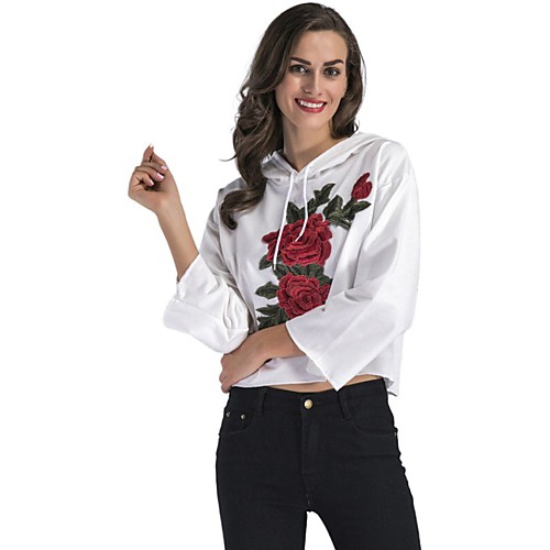 Women's Blouse Shirt Floral Flower Long Sleeve Print Cowl Neck Basic Tops White Black
Women's Blouse Shirt Floral Flower Long Sleeve Print Cowl Neck Basic Tops White Black