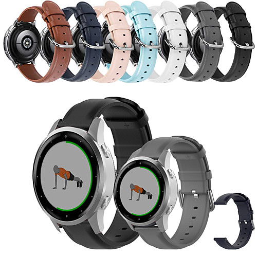 Soft Leather Watch Band for Garmin Vivoactive 4 / Venu / Vivoactive 3 / Approach S40 / Forerunner 245 Music / 645 Music / Vivomove HR / Fenix Chronos Replaceable Bracelet Wrist Strap Wristband
Soft Leather Watch Band for Garmin Vivoactive 4 / Venu / Vivoactive 3 / Approach S40 / Forerunner 245 Music / 645 Music / Vivomove HR / Fenix Chronos Replaceable Bracelet Wrist Strap Wristband