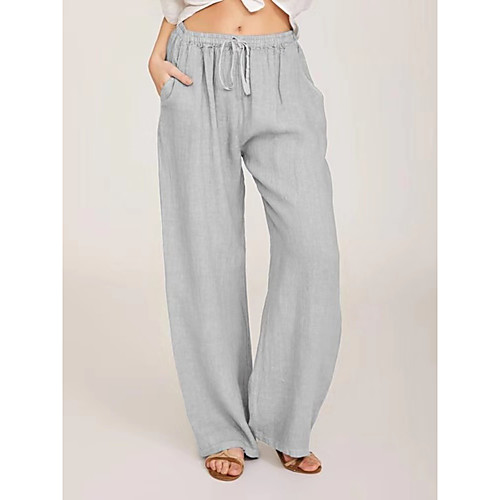 Women's Daily Weekend Chinos Pants Solid Colored Full Length Black Dusty Blue Gray Light Blue
Women's Daily Weekend Chinos Pants Solid Colored Full Length Black Dusty Blue Gray Light Blue