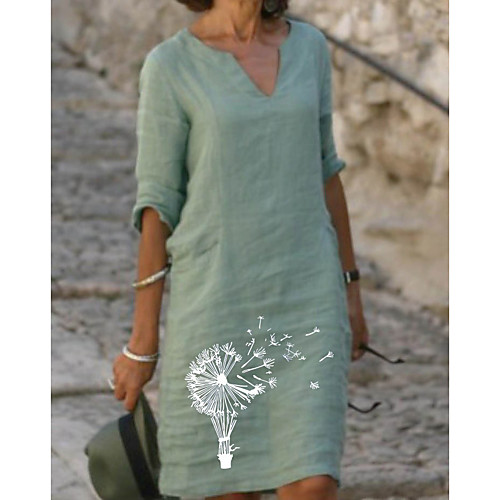 Women's Shift Dress Knee Length Dress Blue Yellow Gray Orange Red Light Green Light Blue Half Sleeve Print Print Summer V Neck Hot Casual Loose 2021 S M L XL XXL 3XL 4XL 5XL
Women's Shift Dress Knee Length Dress Blue Yellow Gray Orange Red Light Green Light Blue Half Sleeve Print Print Summer V Neck Hot Casual Loose 2021 S M L XL XXL 3XL 4XL 5XL