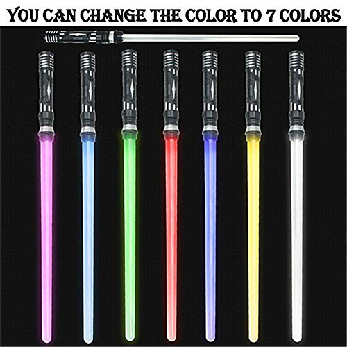 7 Colors LED Lighting Action Figure Lightsabers Sounds Double Bladed Light Plastics Teenager Children's Unisex Toy Gift 2 pcs
7 Colors LED Lighting Action Figure Lightsabers Sounds Double Bladed Light Plastics Teenager Children's Unisex Toy Gift 2 pcs