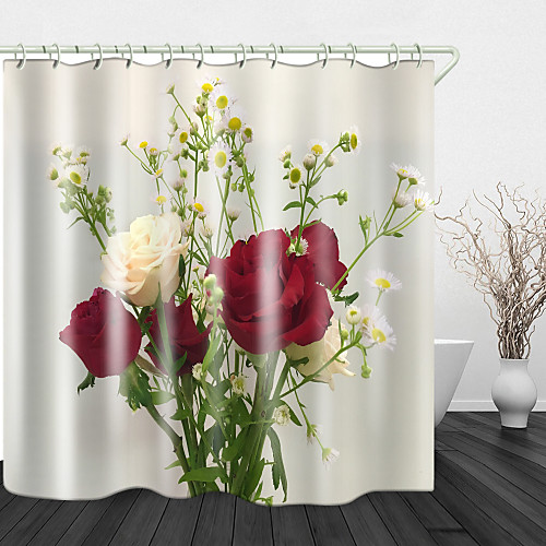 Small Chrysanthemum Red And White Rose Digital Printing Shower Curtain English Green Leaf Digital Printing Shower Curtain Shower Curtains & Hooks Modern Polyester New Design 72 Inch
Small Chrysanthemum Red And White Rose Digital Printing Shower Curtain English Green Leaf Digital Printing Shower Curtain Shower Curtains & Hooks Modern Polyester New Design 72 Inch
