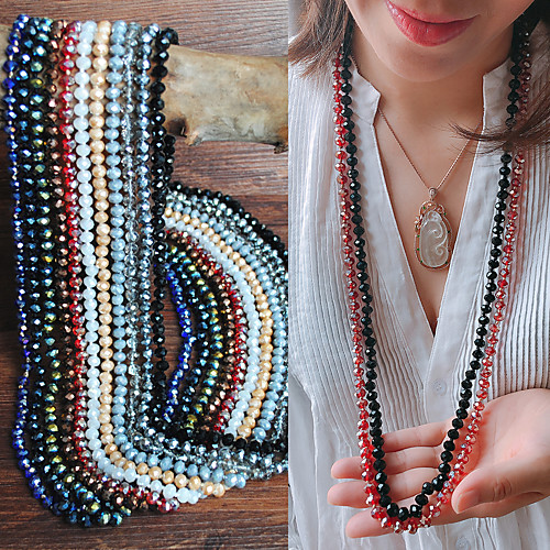 Women's Chain Necklace Necklace Beads Friends Gemini Lucky Blessed Luxury Elegant Fashion Punk Crystal Gray Green White Black Red 86 cm Necklace Jewelry 1pc For Street Gift Masquerade Birthday Party
Women's Chain Necklace Necklace Beads Friends Gemini Lucky Blessed Luxury Elegant Fashion Punk Crystal Gray Green White Black Red 86 cm Necklace Jewelry 1pc For Street Gift Masquerade Birthday Party