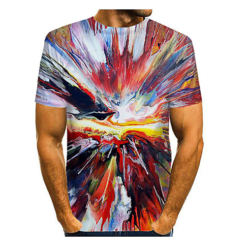 Men's T shirt Shirt Graphic Short Sleeve Daily Tops Basic Elegant Round Neck Red
Men's T shirt Shirt Graphic Short Sleeve Daily Tops Basic Elegant Round Neck Red