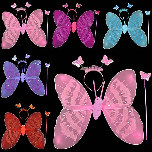 Princess Unicorn Cosplay Costume Halloween Props Girls' Movie Cosplay Stage Props Accent / Decorative Purple Red Blue Wings Headwear Wand Christmas Halloween Carnival Plastics 
Princess Unicorn Cosplay Costume Halloween Props Girls' Movie Cosplay Stage Props Accent / Decorative Purple Red Blue Wings Headwear Wand Christmas Halloween Carnival Plastics