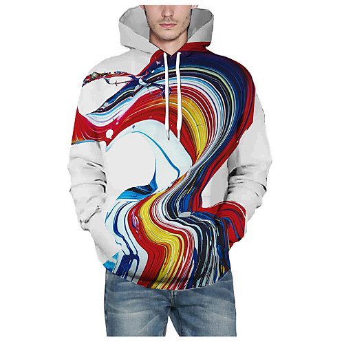 Men's Pullover Hoodie Sweatshirt Graphic 3D Hooded Daily 3D Print Basic Hoodies Sweatshirts Long Sleeve Rainbow
Men's Pullover Hoodie Sweatshirt Graphic 3D Hooded Daily 3D Print Basic Hoodies Sweatshirts Long Sleeve Rainbow