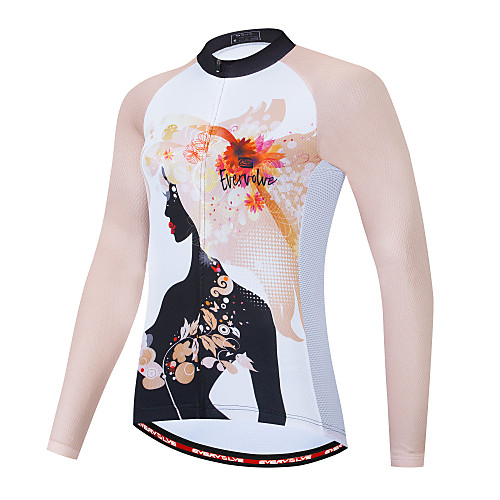 Women's Long Sleeve Cycling Jersey Winter White Geometic Floral Botanical Bike Jersey Quick Dry Breathable Reflective Strips Back Pocket Sports Geometic Clothing Apparel / Micro-elastic / Athleisure
Women's Long Sleeve Cycling Jersey Winter White Geometic Floral Botanical Bike Jersey Quick Dry Breathable Reflective Strips Back Pocket Sports Geometic Clothing Apparel / Micro-elastic / Athleisure