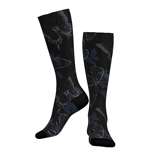Compression Socks Long Socks Over the Calf Socks Athletic Sports Socks Cycling Socks Women's Men's Bike / Cycling Breathable Soft Comfortable 1 Pair Butterfly Cotton Black S M L / Stretchy
Compression Socks Long Socks Over the Calf Socks Athletic Sports Socks Cycling Socks Women's Men's Bike / Cycling Breathable Soft Comfortable 1 Pair Butterfly Cotton Black S M L / Stretchy