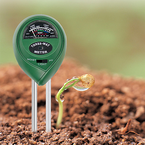 3-in-1 Soil PH Meter Moisture Light & pH Meter Acidity Meter Moisture Sunlight Garden Plants Flowers Moisture Measuring Instrument
3-in-1 Soil PH Meter Moisture Light & pH Meter Acidity Meter Moisture Sunlight Garden Plants Flowers Moisture Measuring Instrument