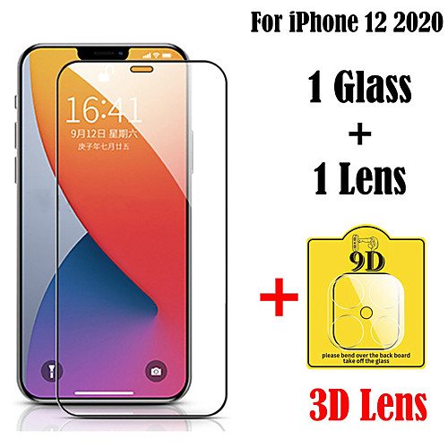 2 in 1 Tempered Glass For iPhone 12 11 Pro Max Glass Screen Protector 9H 3D Lens Tempered Glass For iPhone 11 Pro Protective Film
2 in 1 Tempered Glass For iPhone 12 11 Pro Max Glass Screen Protector 9H 3D Lens Tempered Glass For iPhone 11 Pro Protective Film