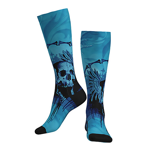 Compression Socks Long Socks Over the Calf Socks Athletic Sports Socks Cycling Socks Women's Men's Bike / Cycling Breathable Soft Comfortable 1 Pair Gradient Skull Cotton Blue S M / Stretchy
Compression Socks Long Socks Over the Calf Socks Athletic Sports Socks Cycling Socks Women's Men's Bike / Cycling Breathable Soft Comfortable 1 Pair Gradient Skull Cotton Blue S M / Stretchy