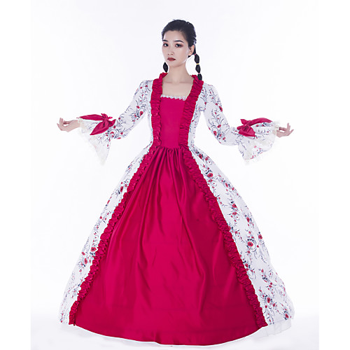 Maria Antonietta Retro Vintage Rococo 18th Century Vacation Dress Dress Masquerade Prom Dress Women's Satin Costume Red Vintage Cosplay Party Prom Long Sleeve Floor Length Ball Gown Plus Size
Maria Antonietta Retro Vintage Rococo 18th Century Vacation Dress Dress Masquerade Prom Dress Women's Satin Costume Red Vintage Cosplay Party Prom Long Sleeve Floor Length Ball Gown Plus Size