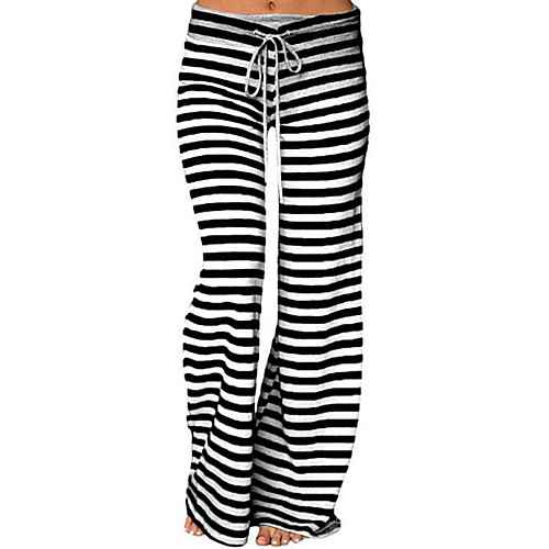 Women's Causal Daily Holiday Basic Legging Striped Print Mid Waist Black Blue Purple S M L
Women's Causal Daily Holiday Basic Legging Striped Print Mid Waist Black Blue Purple S M L