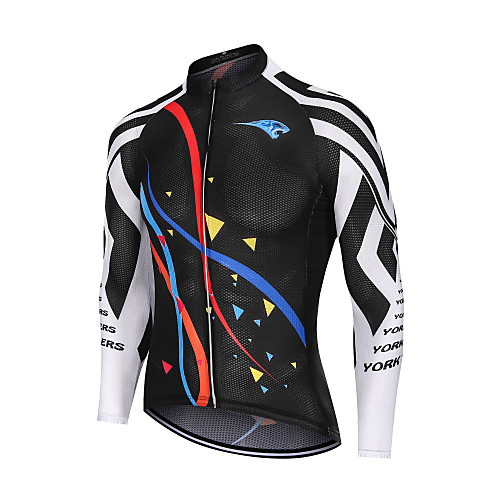 YORK TIGERS Women's Men's Long Sleeve Cycling Jersey Downhill Jersey Summer Silicone Elastane BlackWhite Stripes Geometic Bike Jersey Top Mountain Bike MTB Road Bike Cycling Quick Dry Breathable
YORK TIGERS Women's Men's Long Sleeve Cycling Jersey Downhill Jersey Summer Silicone Elastane BlackWhite Stripes Geometic Bike Jersey Top Mountain Bike MTB Road Bike Cycling Quick Dry Breathable