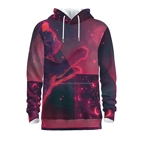Men's Pullover Hoodie Sweatshirt Graphic Animal Hooded Daily 3D Print Basic Hoodies Sweatshirts Long Sleeve Red
Men's Pullover Hoodie Sweatshirt Graphic Animal Hooded Daily 3D Print Basic Hoodies Sweatshirts Long Sleeve Red