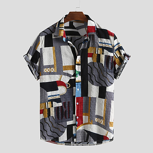 Men's Shirt Other Prints Graphic Abstract Print Short Sleeve Daily Tops Basic Button Down Collar Green Red
Men's Shirt Other Prints Graphic Abstract Print Short Sleeve Daily Tops Basic Button Down Collar Green Red