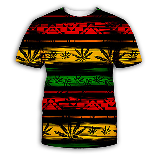 Men's T shirt 3D Print Graphic Print Short Sleeve Party Tops Exaggerated Rainbow
Men's T shirt 3D Print Graphic Print Short Sleeve Party Tops Exaggerated Rainbow
