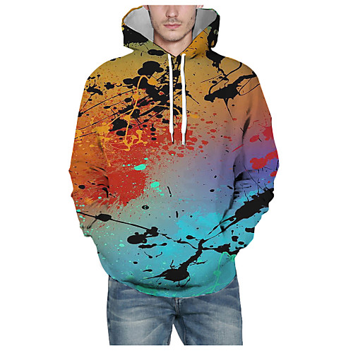 Men's Pullover Hoodie Sweatshirt Graphic 3D Hooded Daily 3D Print Basic Hoodies Sweatshirts Long Sleeve Rainbow
Men's Pullover Hoodie Sweatshirt Graphic 3D Hooded Daily 3D Print Basic Hoodies Sweatshirts Long Sleeve Rainbow