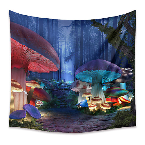 Wall Tapestry Art Decor Blanket Curtain Picnic Tablecloth Hanging Home Bedroom Living Room Dorm Decoration Polyester Big Mushroom Forest Cartoon Beauty Views
Wall Tapestry Art Decor Blanket Curtain Picnic Tablecloth Hanging Home Bedroom Living Room Dorm Decoration Polyester Big Mushroom Forest Cartoon Beauty Views