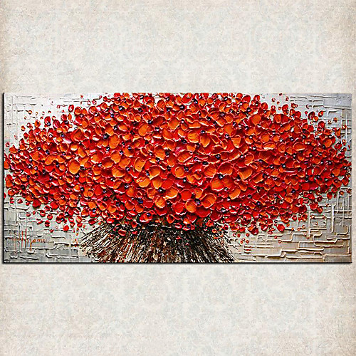 Oil Painting Hand Painted Horizontal Panoramic Floral / Botanical Modern Rolled Canvas (No Frame)
Oil Painting Hand Painted Horizontal Panoramic Floral / Botanical Modern Rolled Canvas (No Frame)